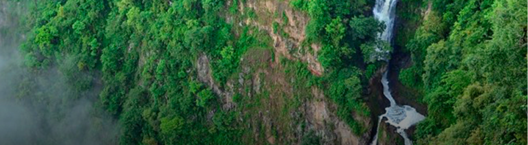 Sequía “desaparece” la cascada Velo de Novia en Naolinco