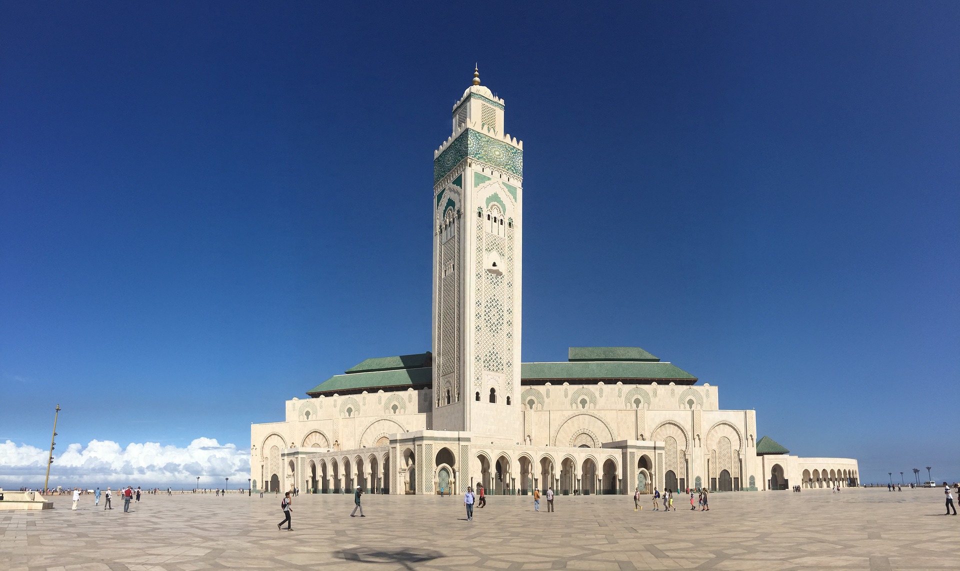 Casa blanca mezquita en marruecos