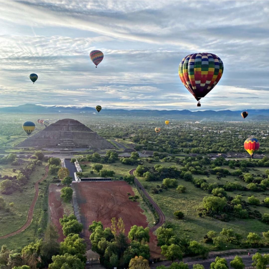 vuelo en globo teotihuacan