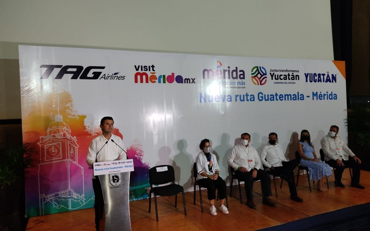 Presentan nueva ruta aérea entre Mérida y Guatemala