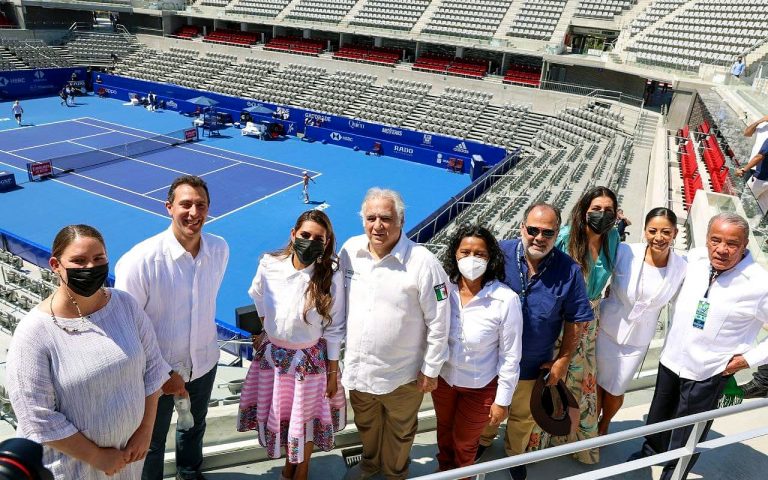 Inauguran la Arena GNP Seguros, nueva sede del Abierto Mexicano de Tenis en Acapulco