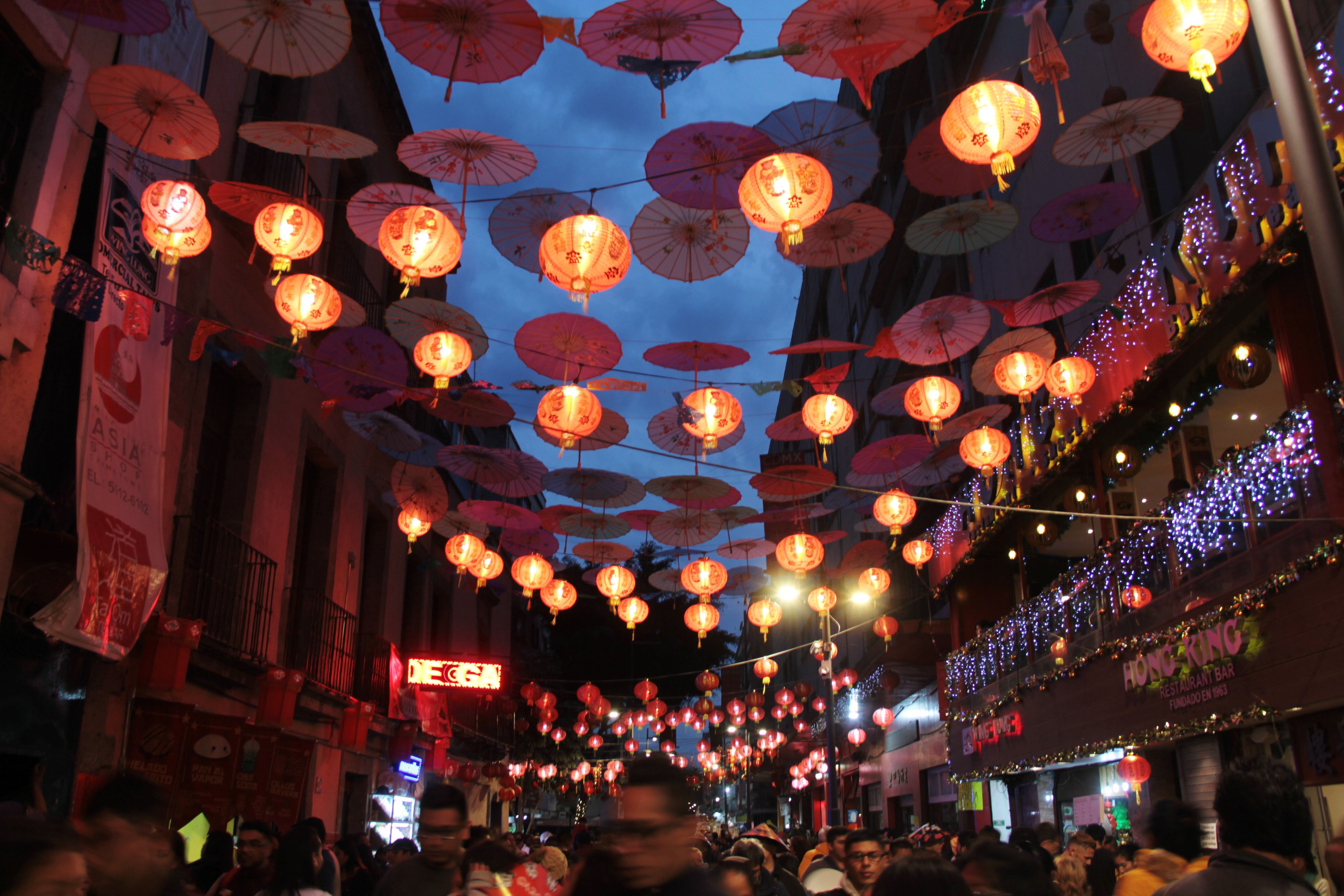 barrio chino noche año nuevo