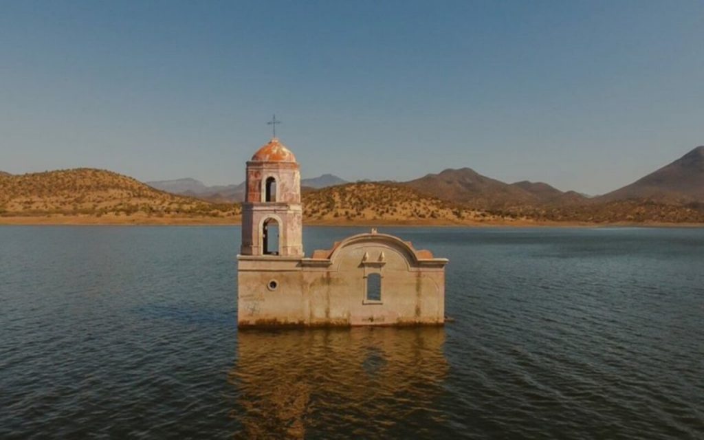 churumuco historia leyenda de iglesia inundada