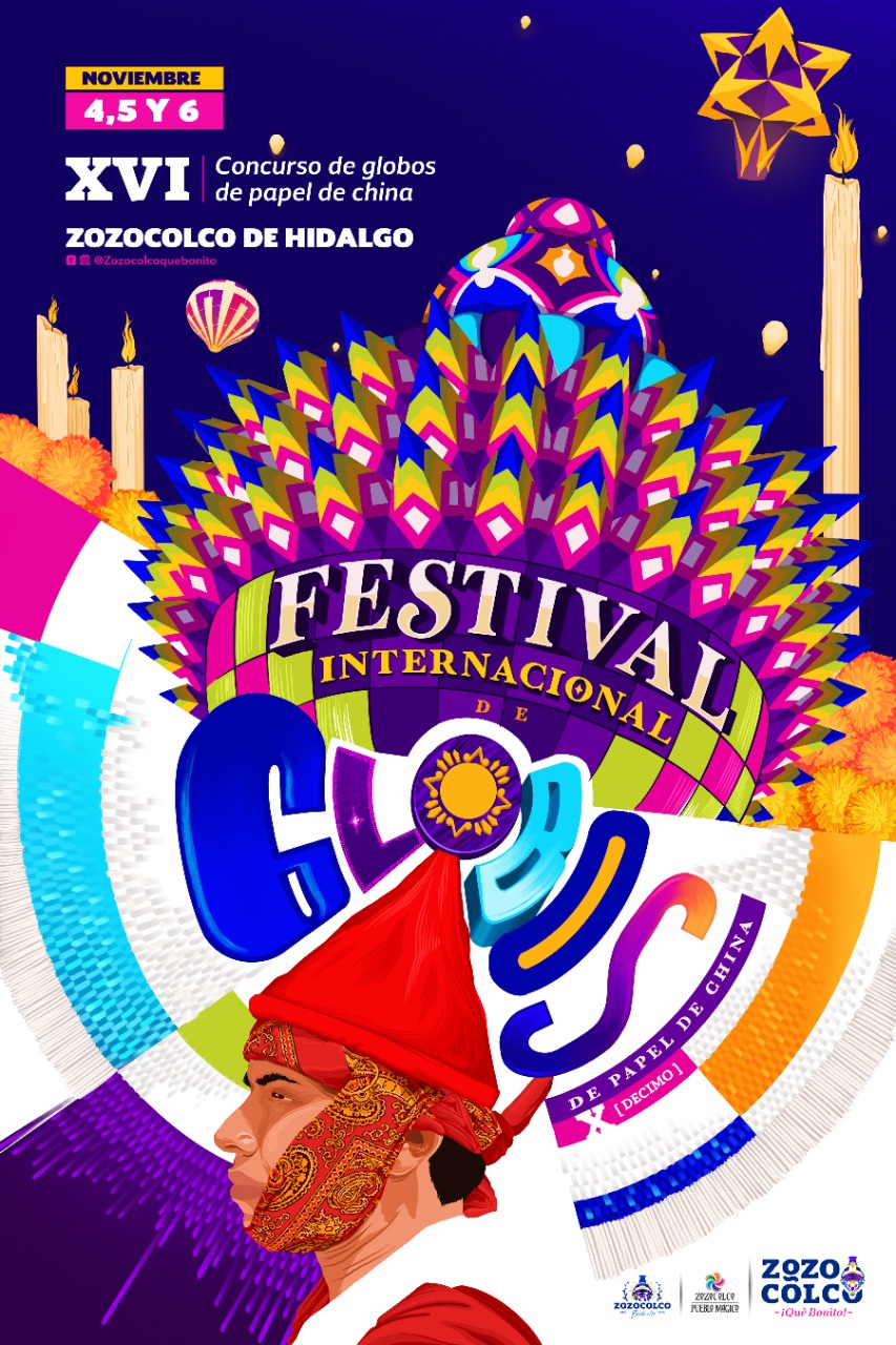 cartel festival de globos veracruz zozocolco
