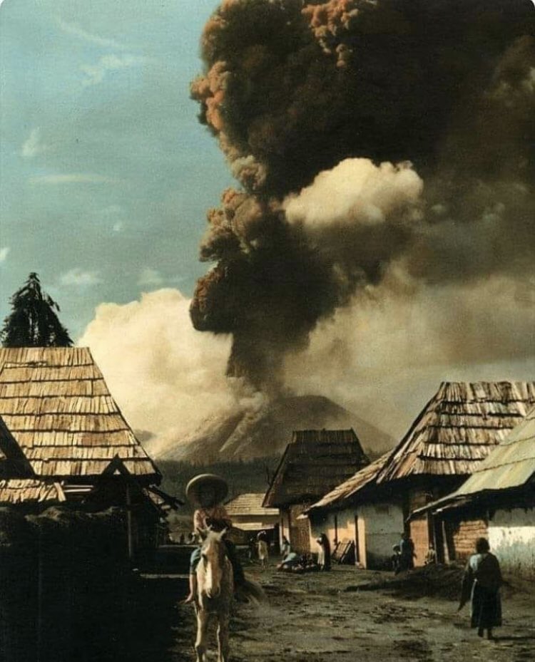 erupcion volcan pueblos fantasmas en méxico