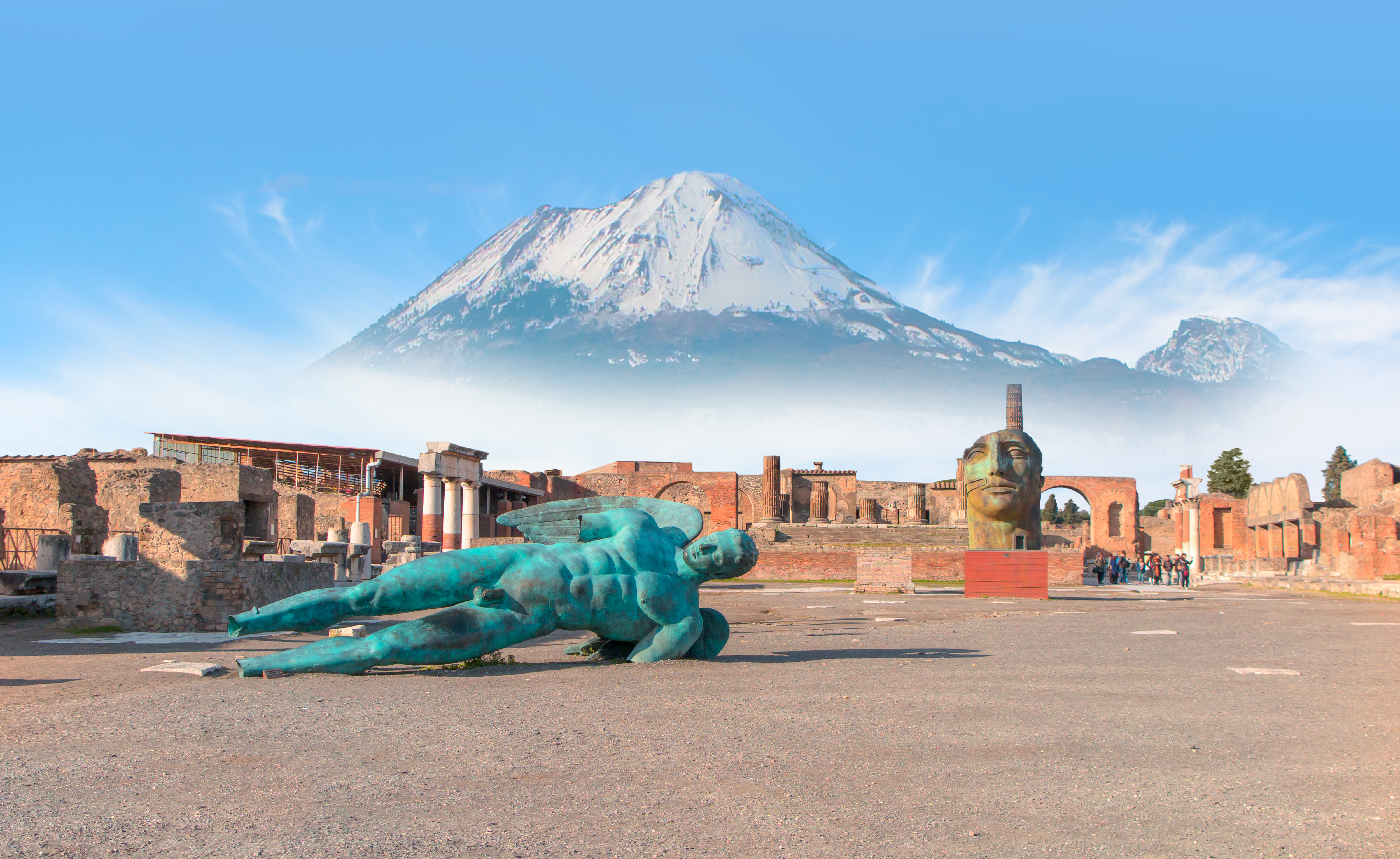 pompeya volcan napoles turismo negro italia