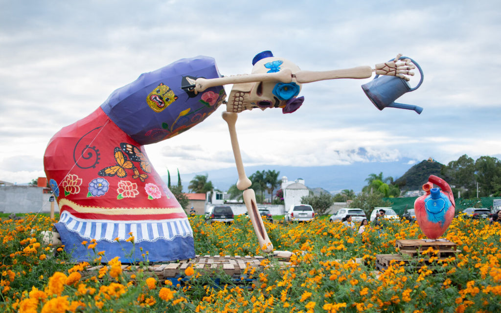 valle de catrinas homenaje a muertos