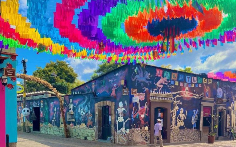 Jalatlaco, Oaxaca, un barrio colorido donde reposar