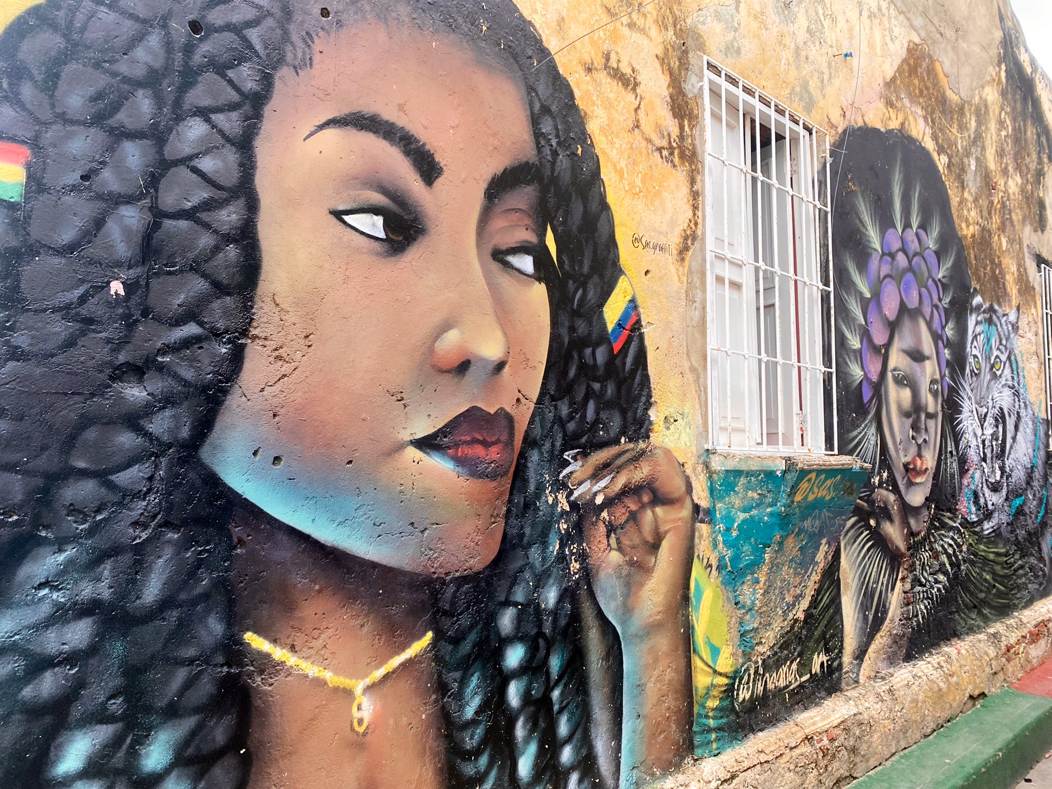 pinturas murales barrio getsemaní cartagena colombia