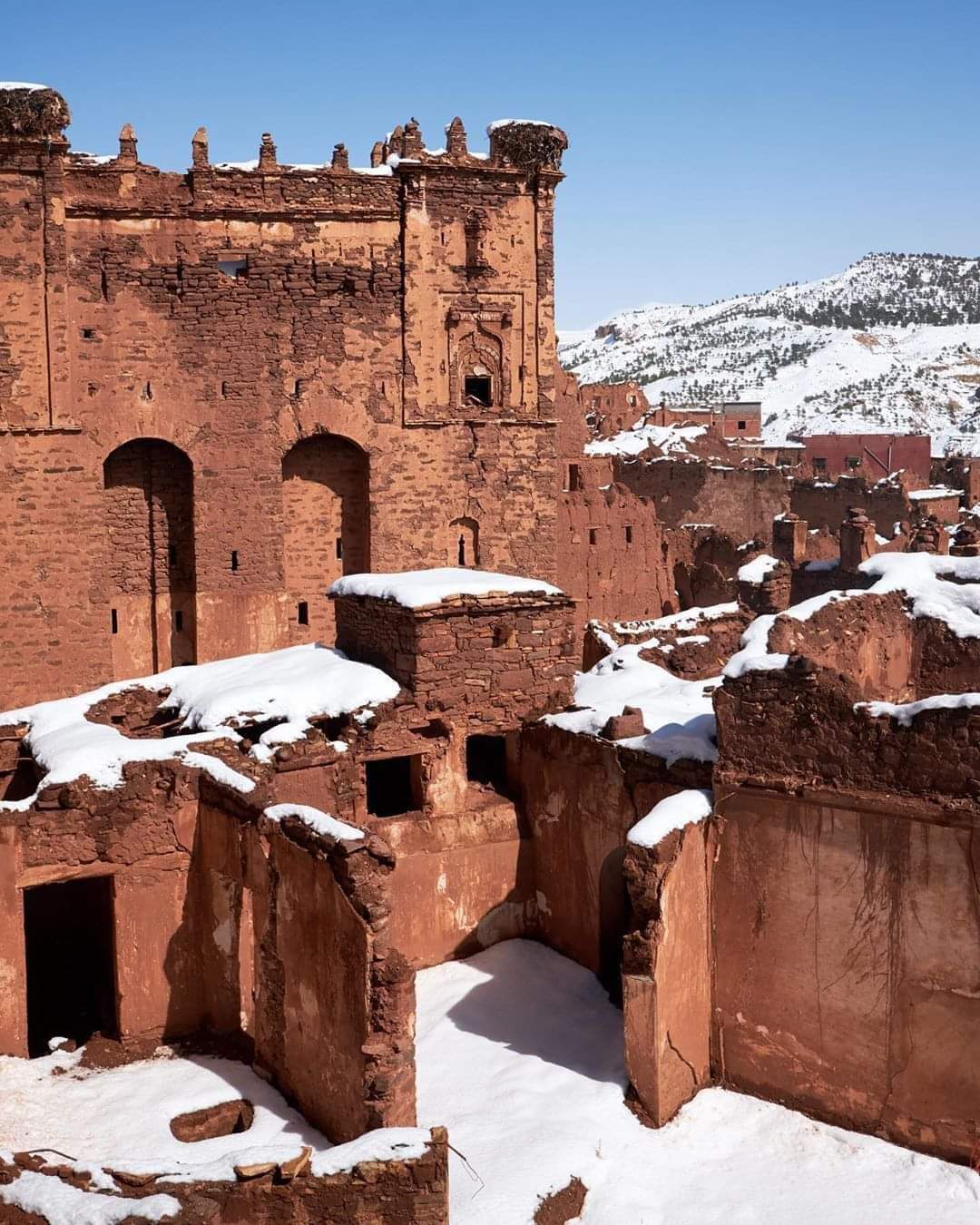 excursiones en nieve alto atlas marruecos