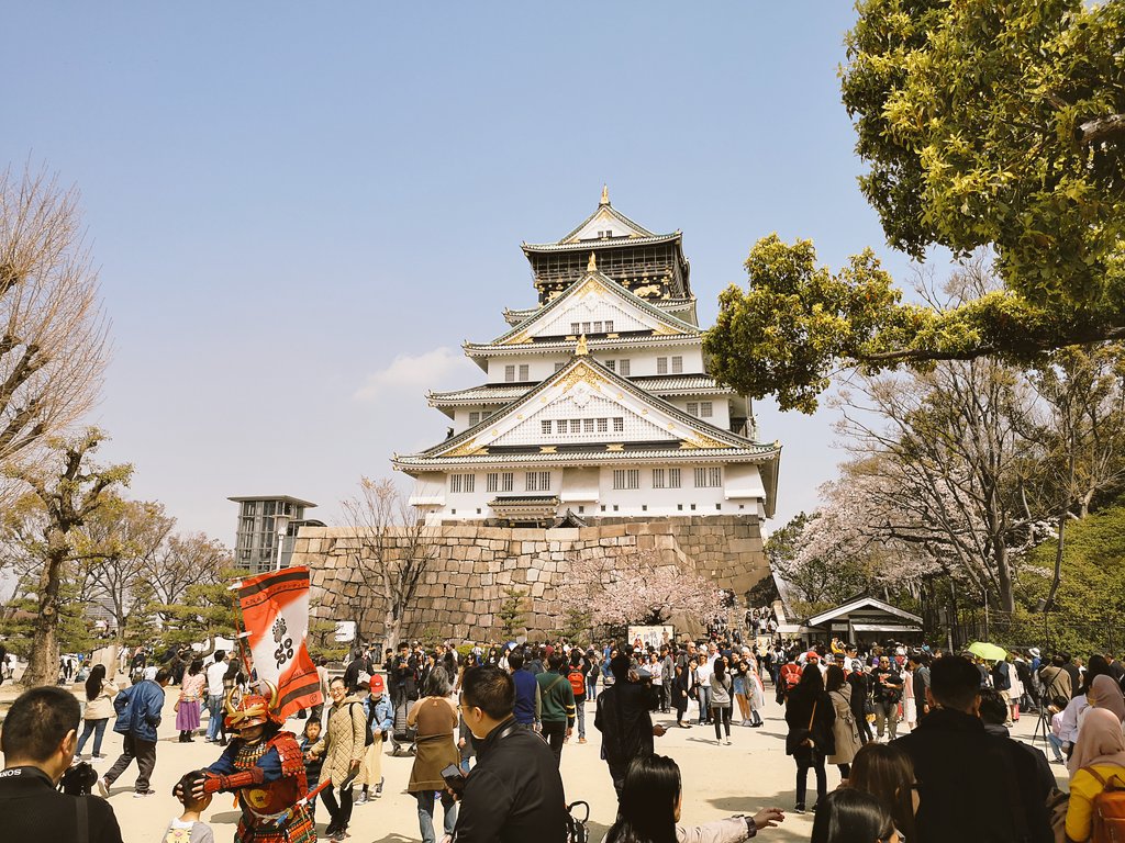 osaka castillos en japón samurais