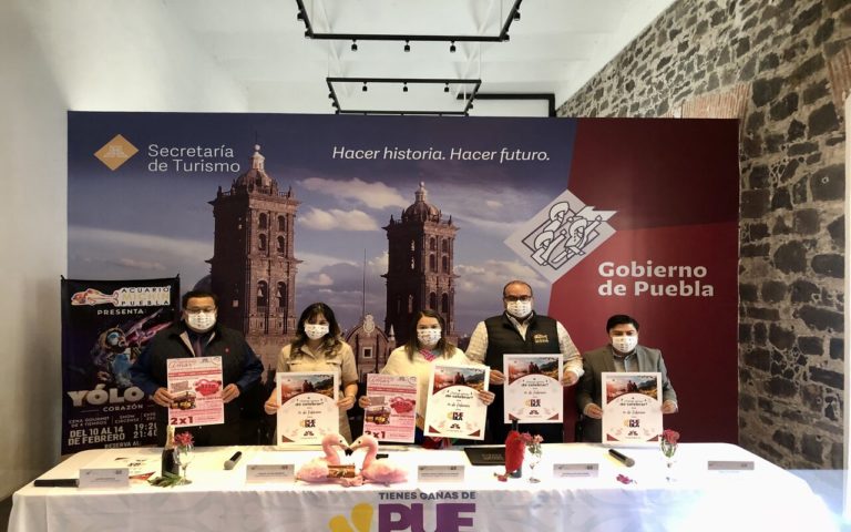 Turismo ofrece actividades para festejar San Valentín en Puebla