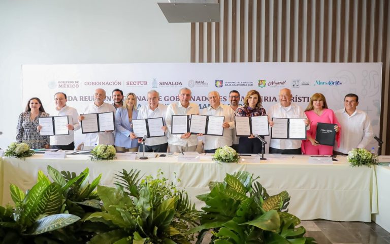 Firma Baja California convenio de la alianza Mar de Cortés