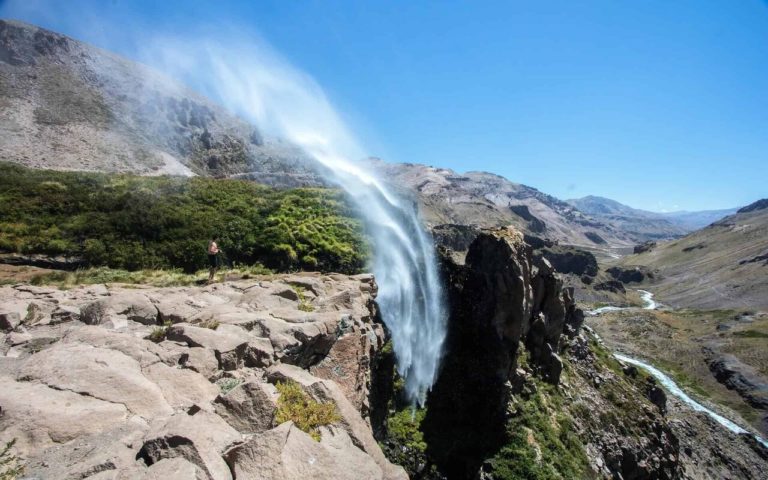 Cascada Invertida, un lugar en Chile que desafía la gravedad
