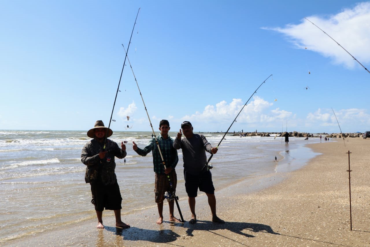 pesca en playa bagdad tamaulipas