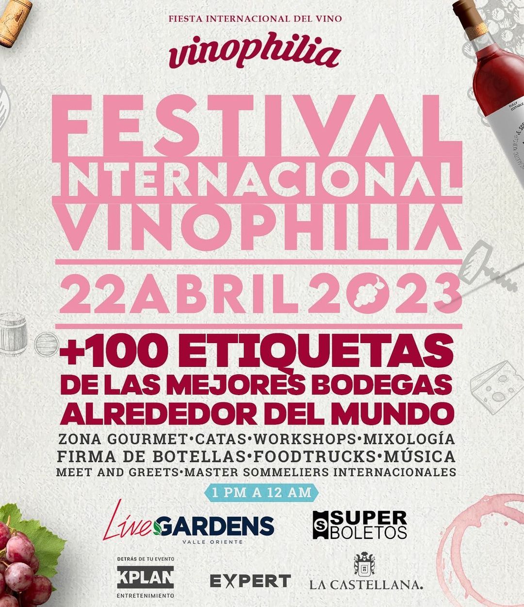 programa actividades del festival internacional vinophilia