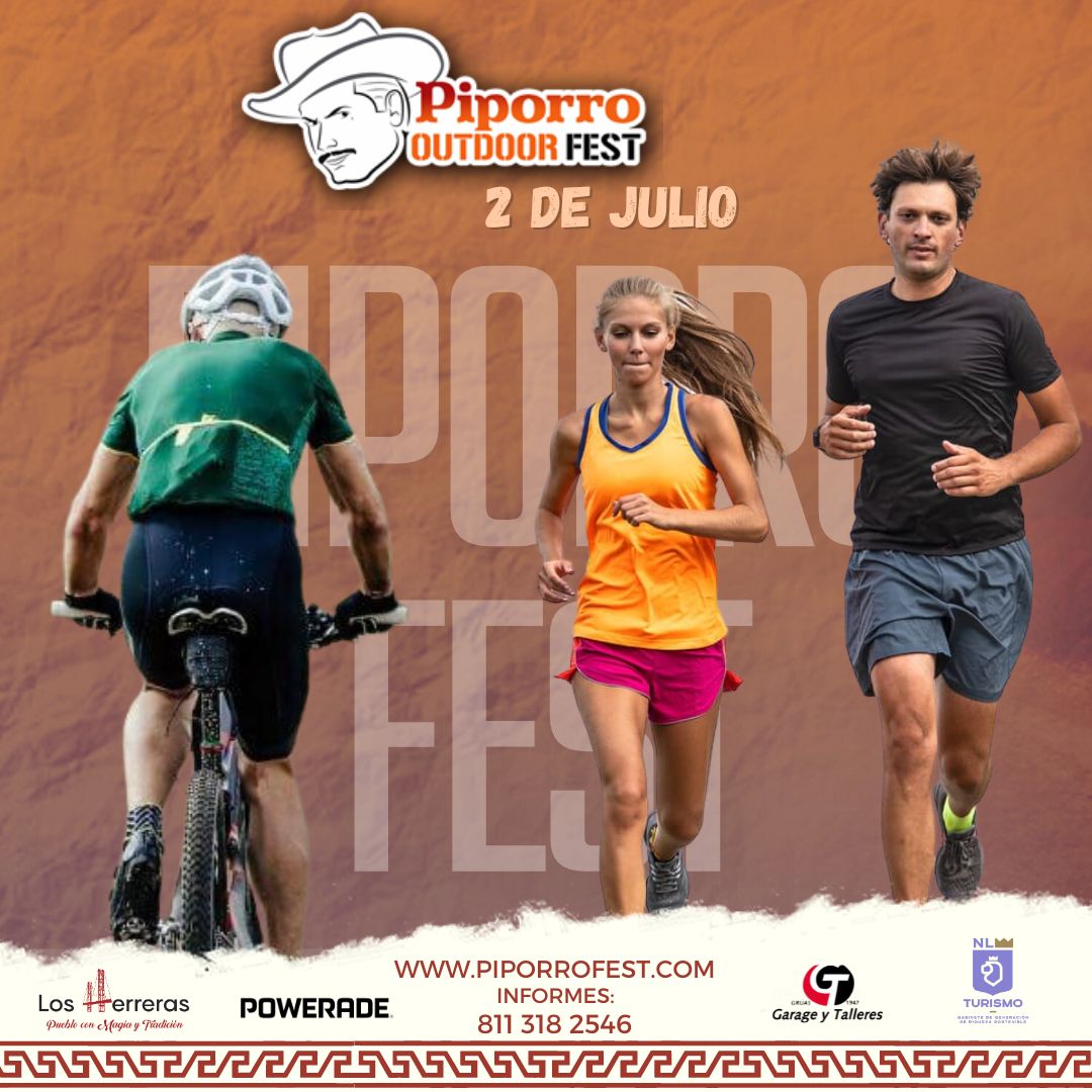 cartel presentacion del piporro outdoor fest