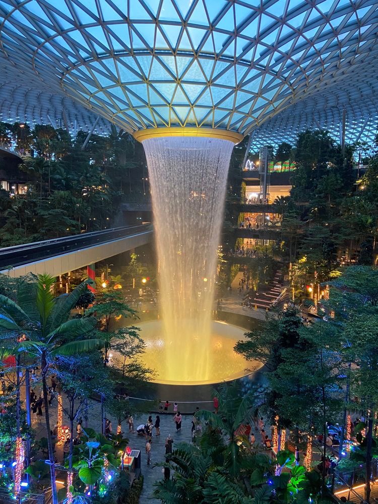 changi singapur aeropuertos más impresionantes