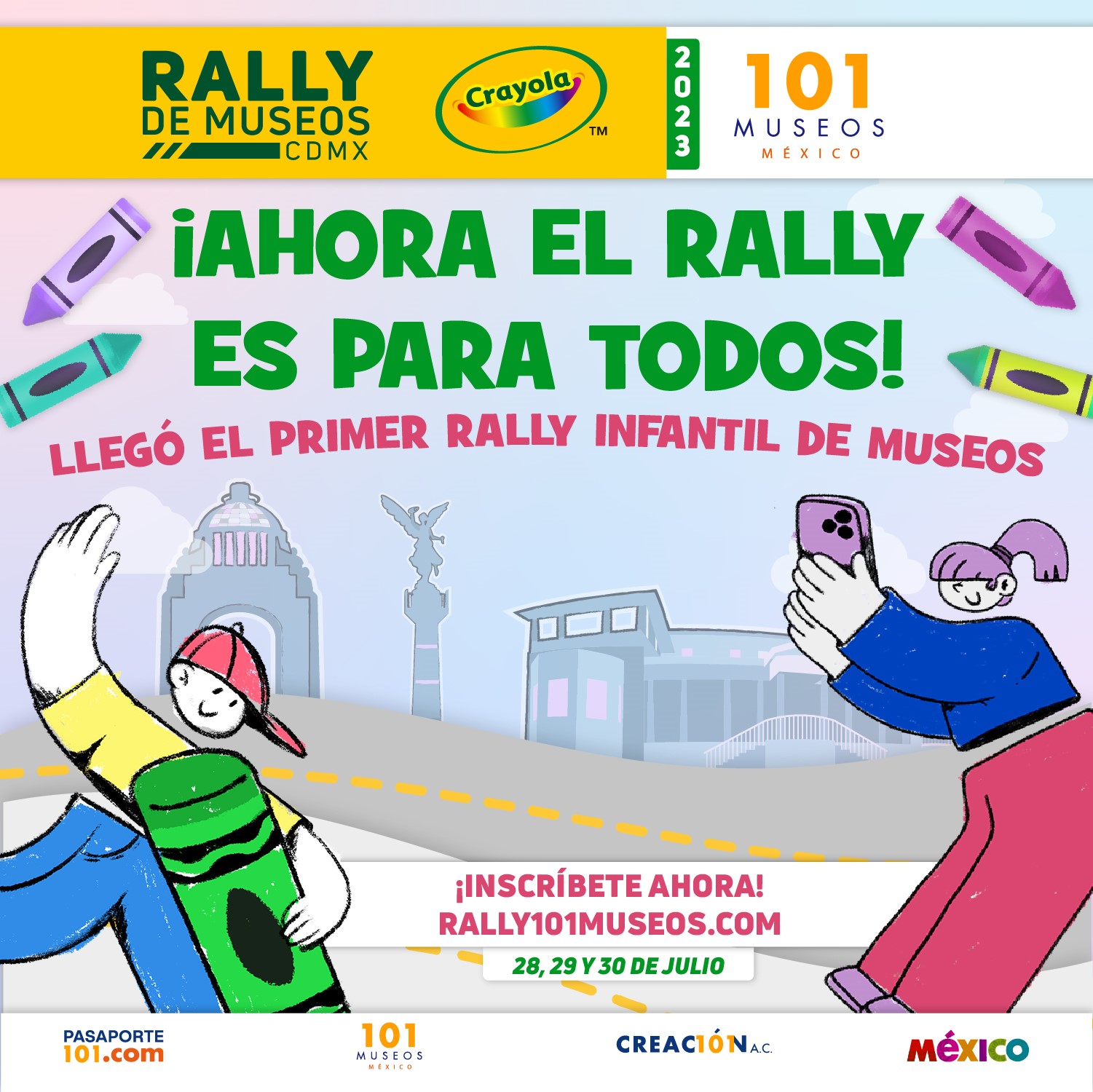 rally de museos crayola 2023 cdmx