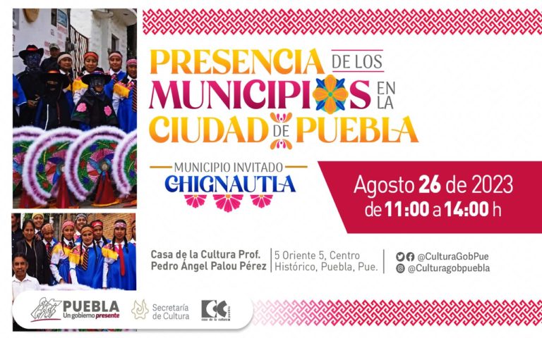 Presentará gobierno expresiones culturales de Chignautla en Casa de la Cultura