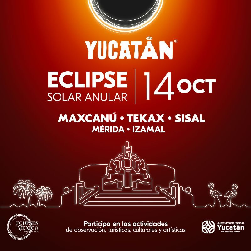 festival del eclipse en yucatan fechas