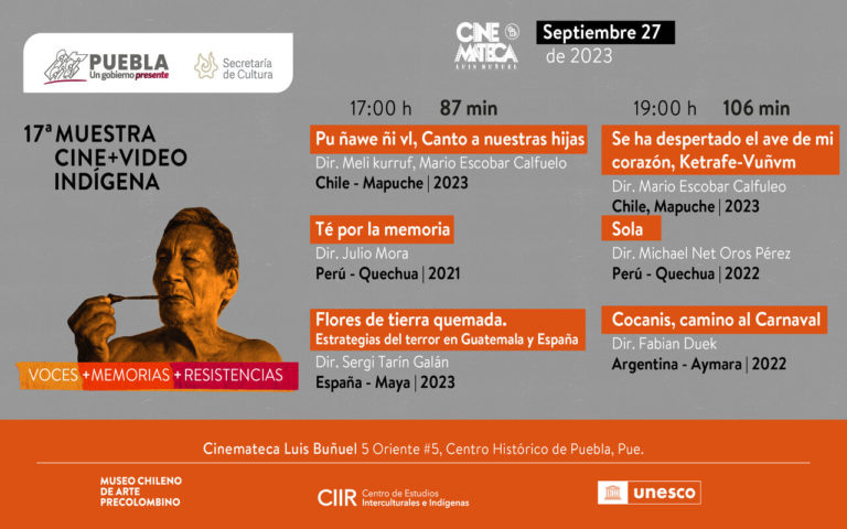Exhibirá gobierno de Puebla “17º Muestra Cine+Video Indígena”