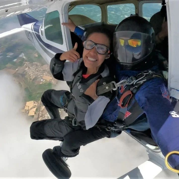 paracaidismo en jalisco altura selfie foto