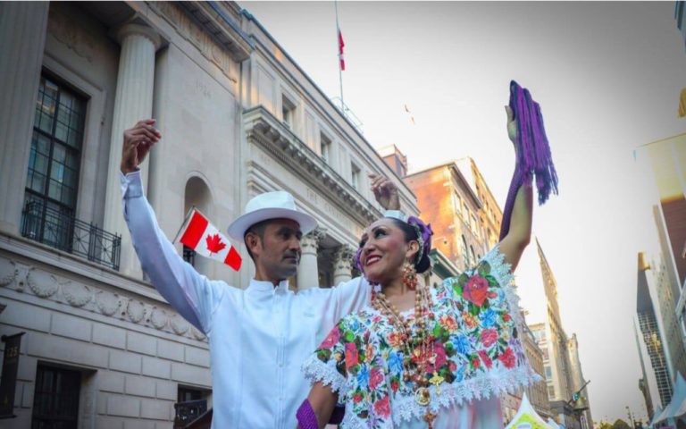 Yucatán presente en la celebración de los 213 años de Independencia México en Estados Unidos y Canadá