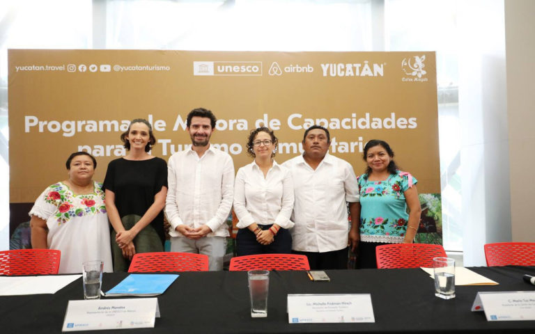SEFOTUR, UNESCO, Co’ox Mayab y Airbnb presentan programa para fortalecer el turismo rural comunitario en Yucatán