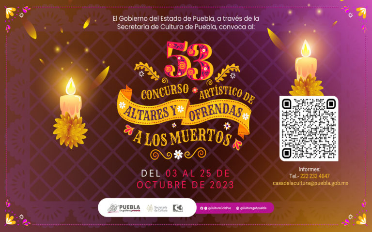 Participa en el Concurso Artístico de Altares y Ofrendas a los Muertos de Puebla