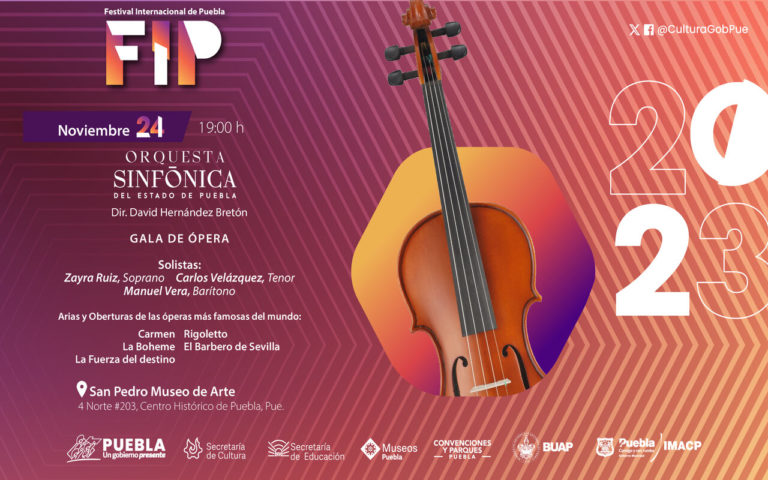 Presentará Cultura Gala de Ópera con la Orquesta Sinfónica del Estado de Puebla