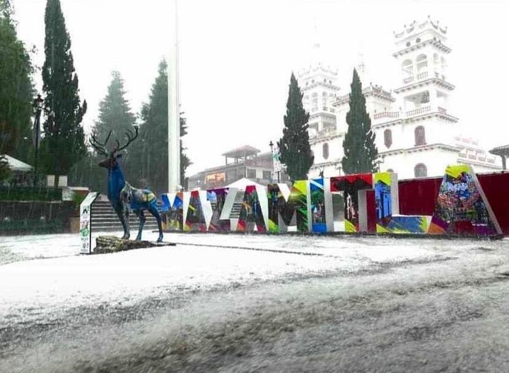 nieve en jalisco municipio mazamitla
