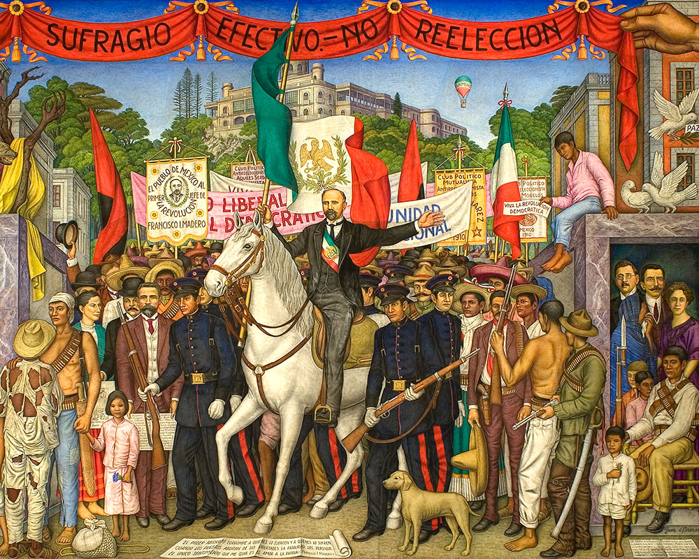 museo nacional de historia mural revolucion