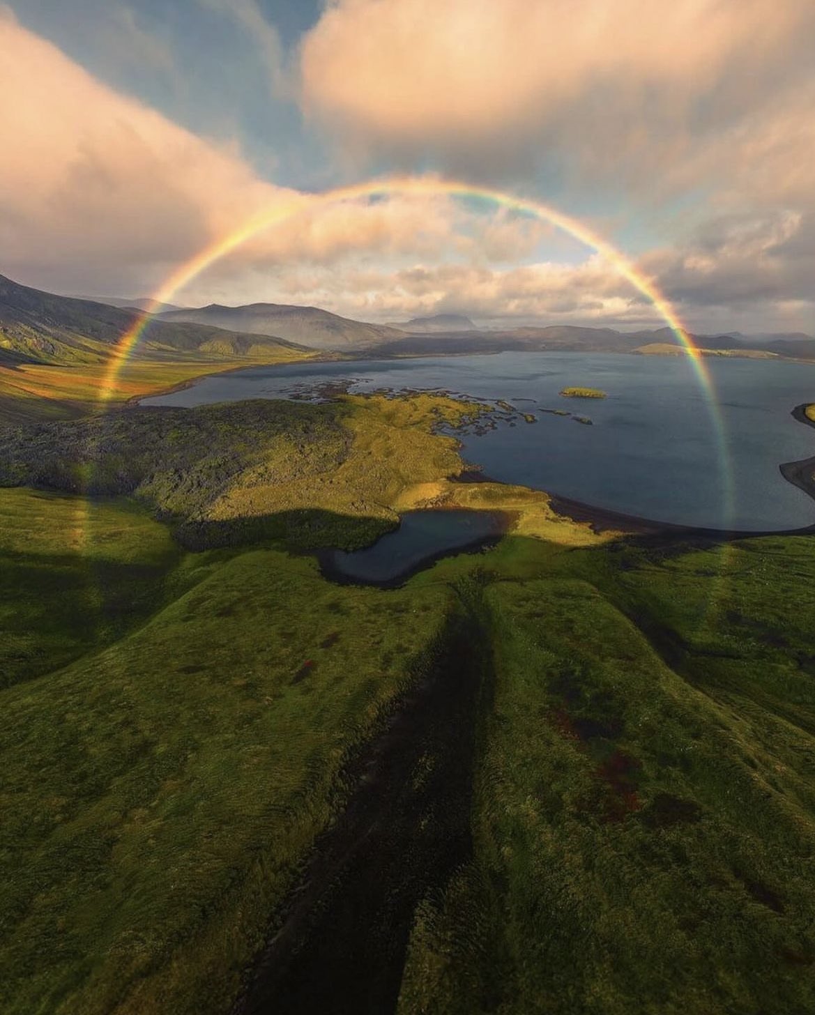 donde ver arcoíris en islandia