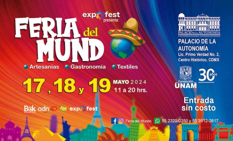 Llega la esperada Feria del Mundo 2024 a CDMX