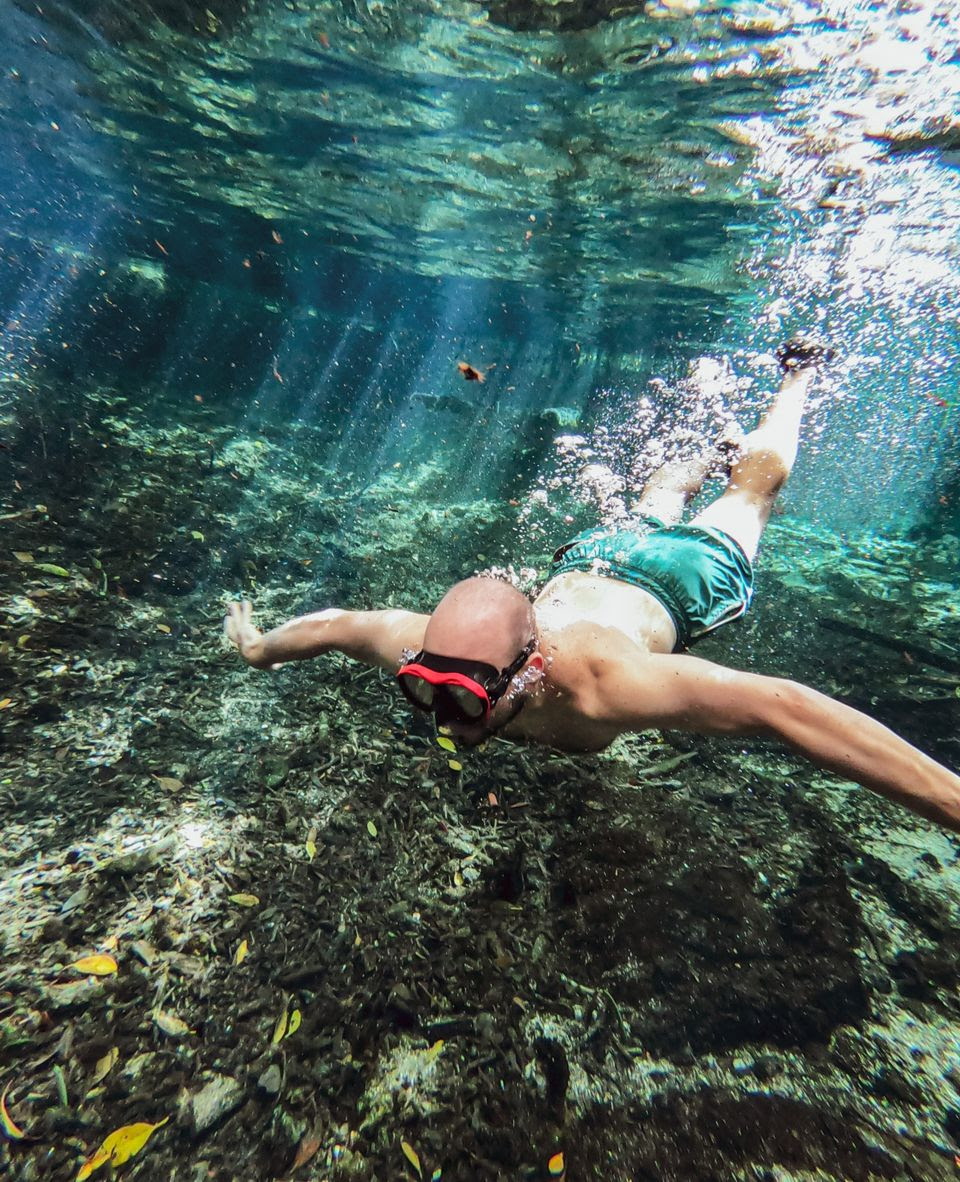 nadar en cenote semana santa yucatán