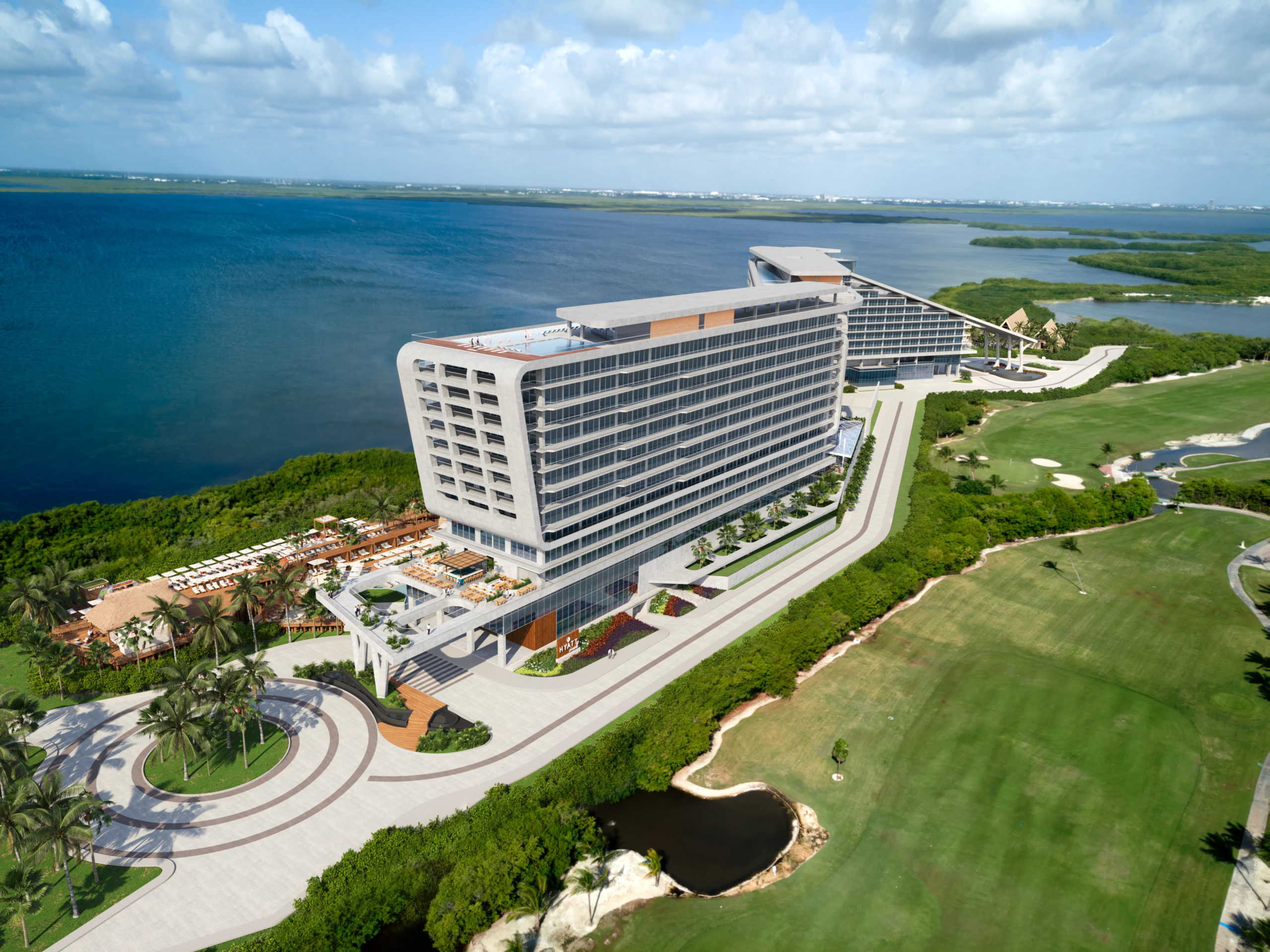 hyatt vivid grand island cancún hotel