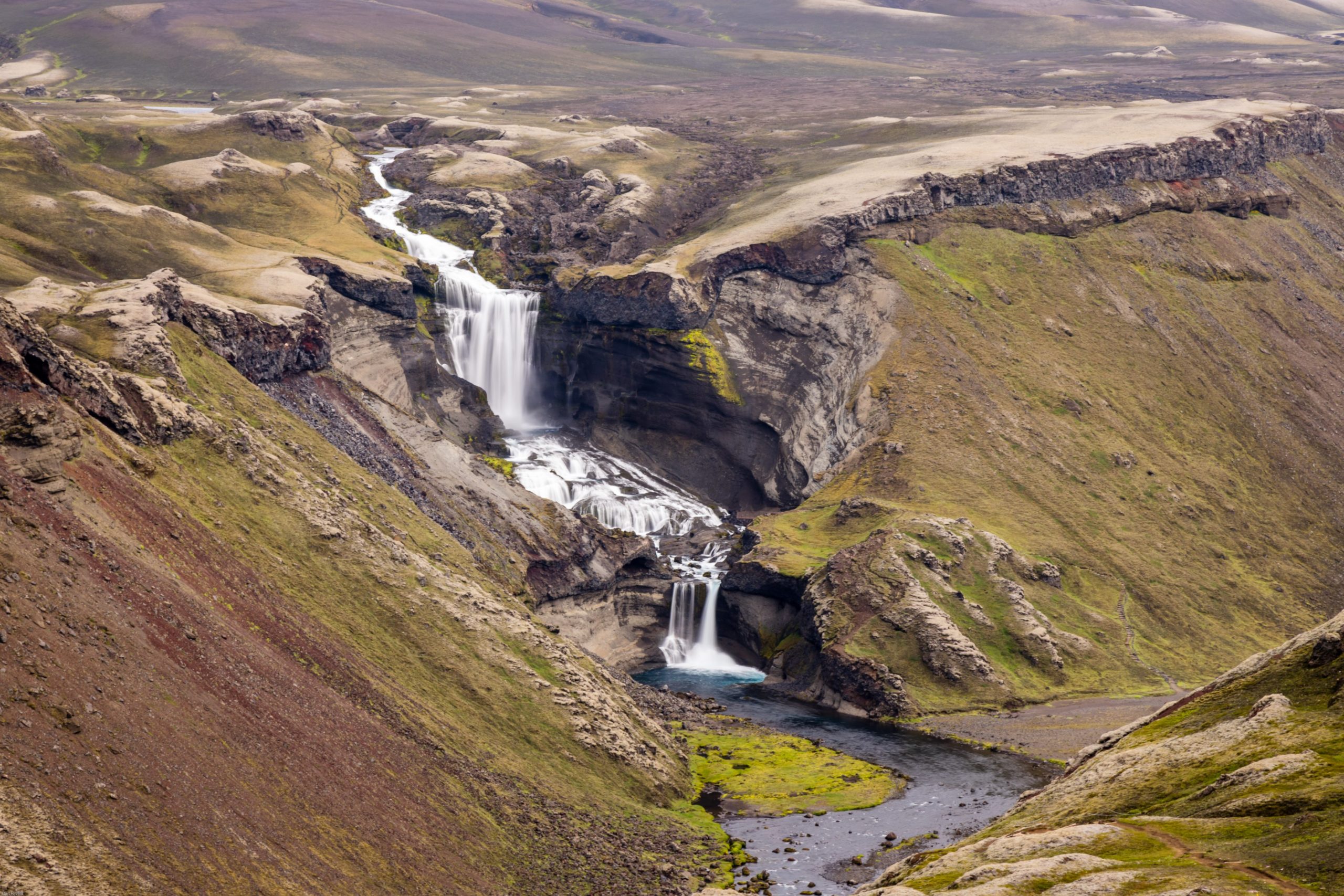 Eldgjá parque nacional vatnajökull en islandia