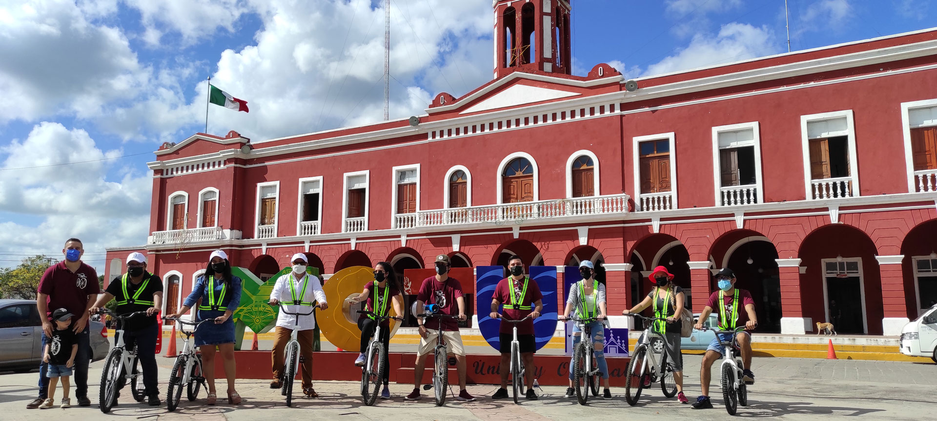 motul yucatán méxico paseos bicicleta