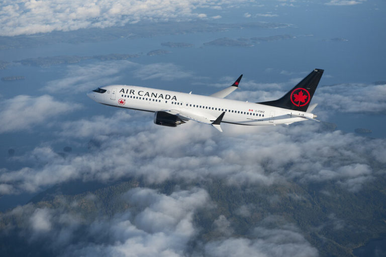 Air Canada agrega ocho Boeing 737-8 a su flota