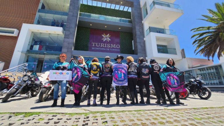 81 mujeres recorrerán Hidalgo en motocicleta