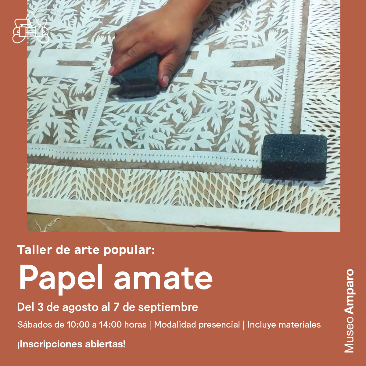 agenda museo amparo puebla papel amate