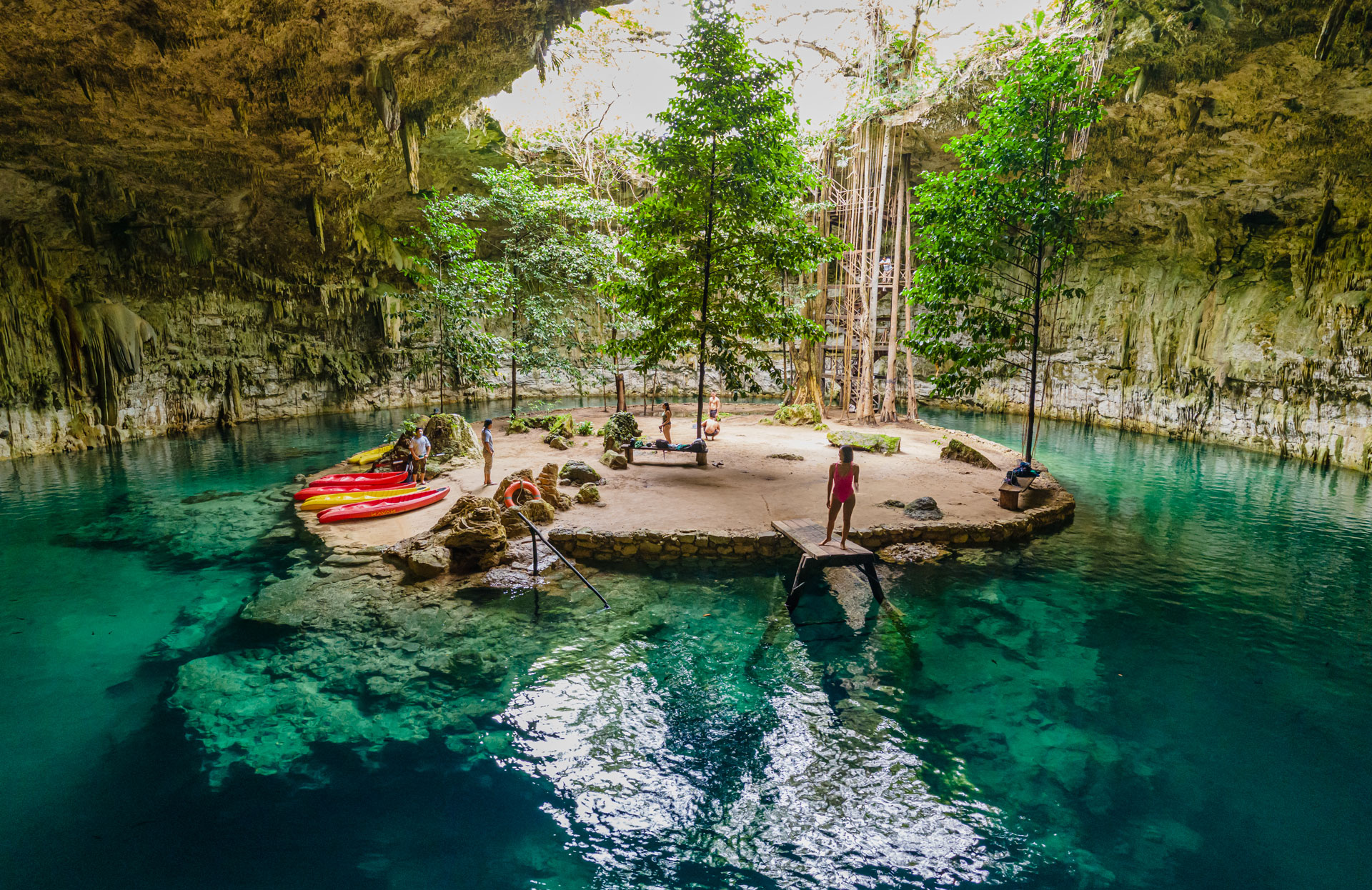 cenotes en yucatán Sac Aua