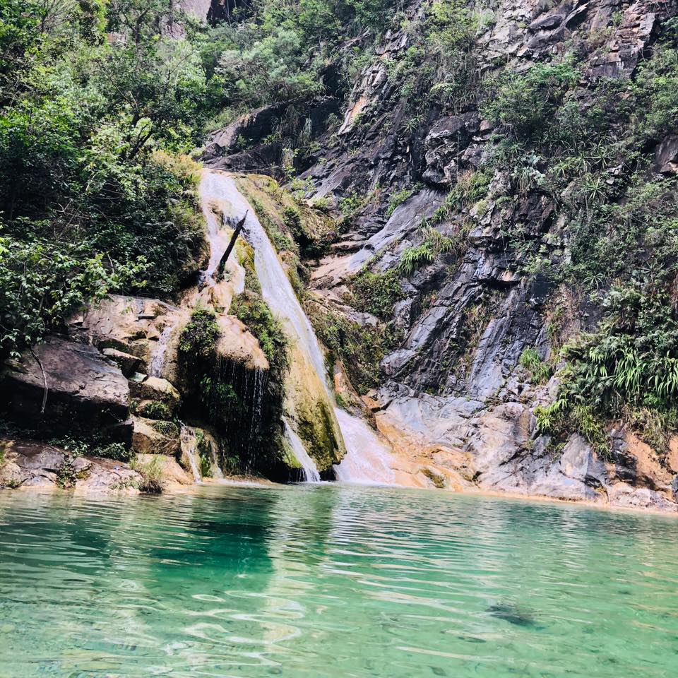 nuevo león cascada la cebolla trinidad