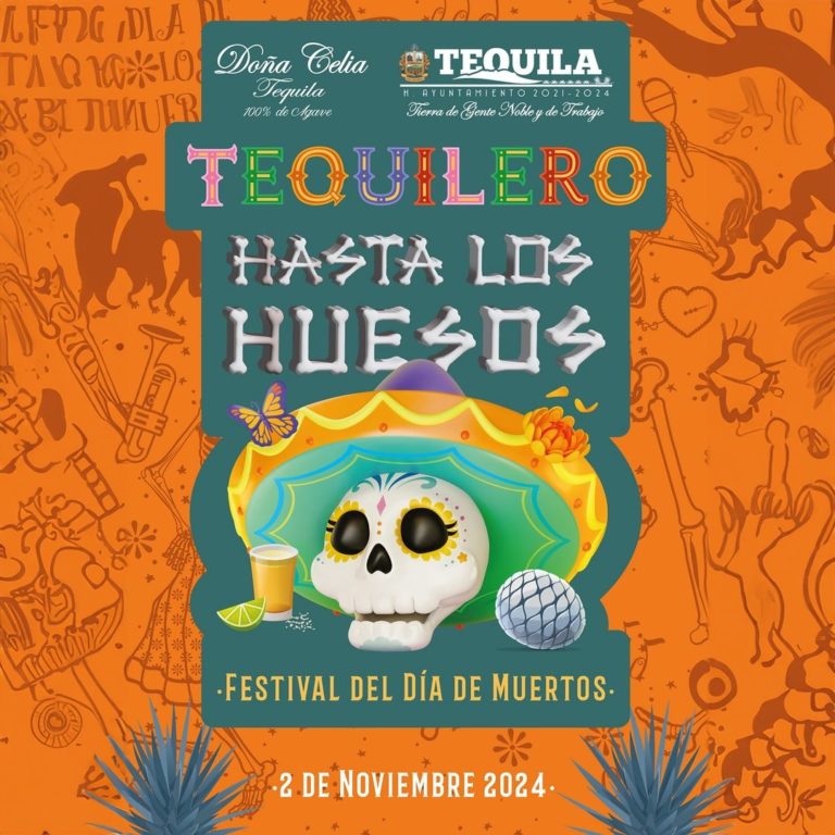 Tequilero Hasta los Huesos, un vibrante festival de Día de Muertos