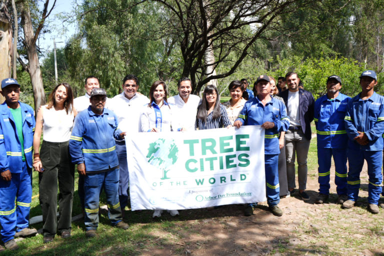 León recibe reconocimiento ambiental Tree Cities of the World