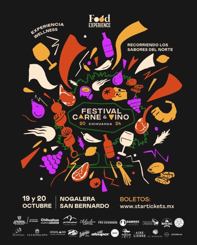 Festival Carne y Vino: 25 chefs de Chihuahua y 50 etiquetas de vino