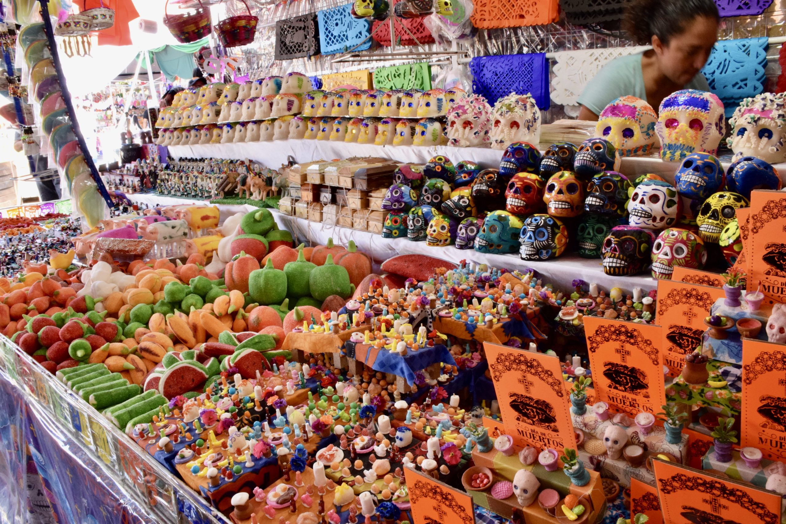 día de muertos león feria alfeñique