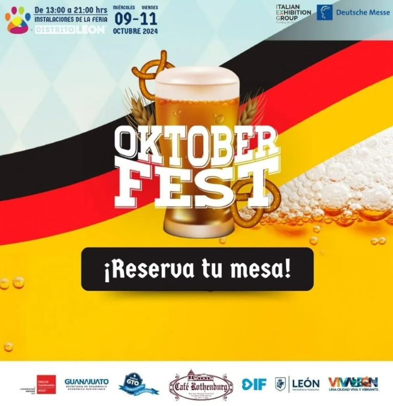 Regresa la sexta edición del Oktoberfest a León