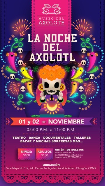 noche del axolotl cdmx cartel